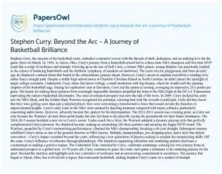 A Journey Of Basketball Brilliance