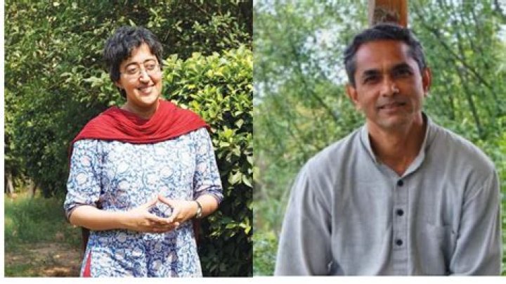 Behind Atishi Marlena's Husband's Name