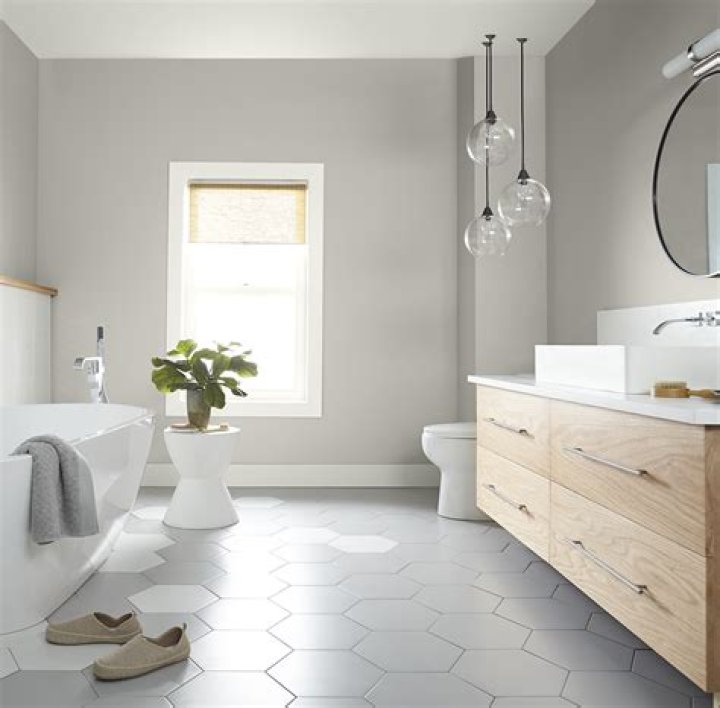 Discover The Allure Of Grey Bathroom Tile Paint Ideas